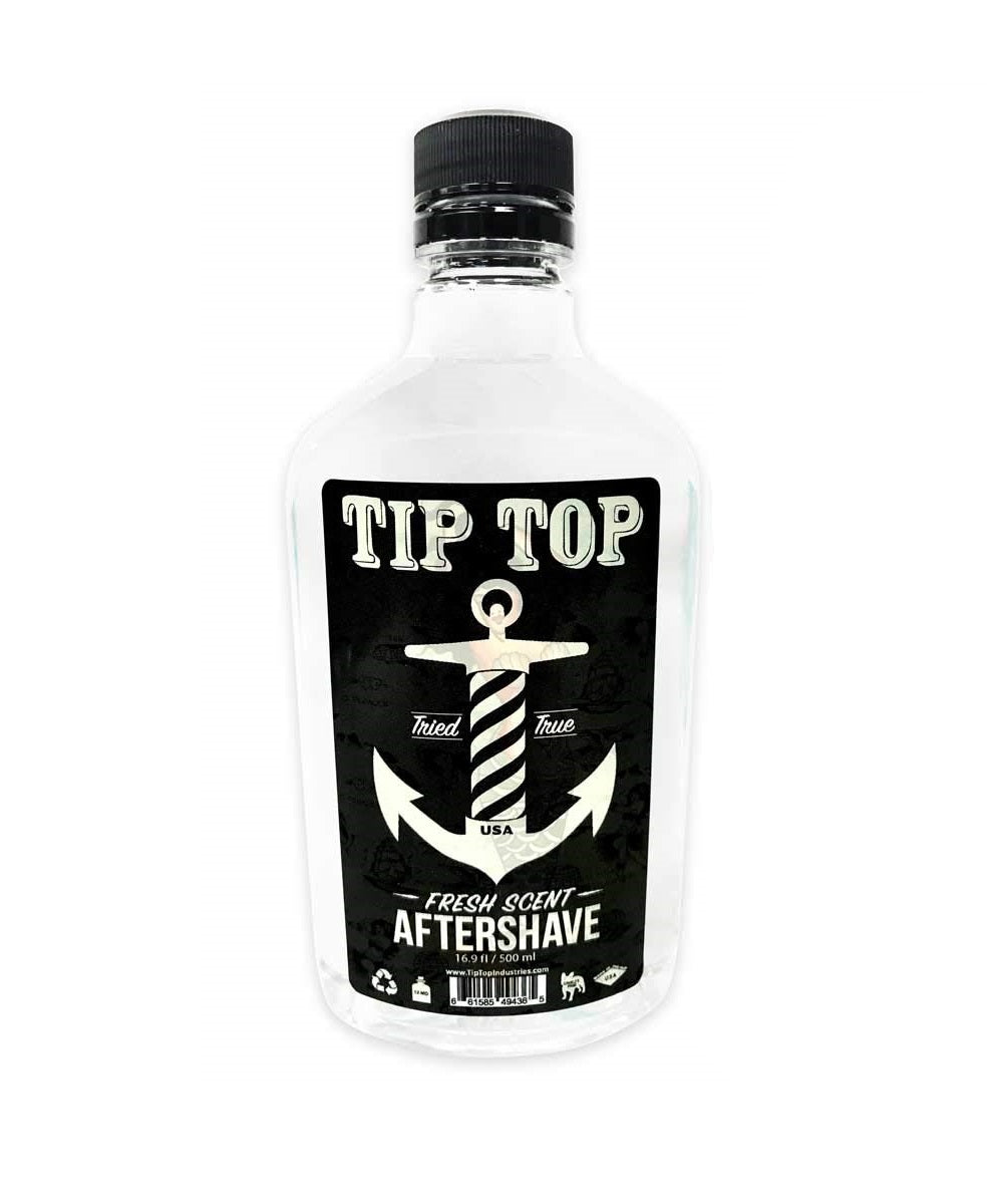 Tip Top Fresh Scent Aftershave - Cools and Calms Irritated Skin, Witch Hazel Helps Refresh and Repair Skin - Clean Refreshing Scent 12.7 Fl Oz