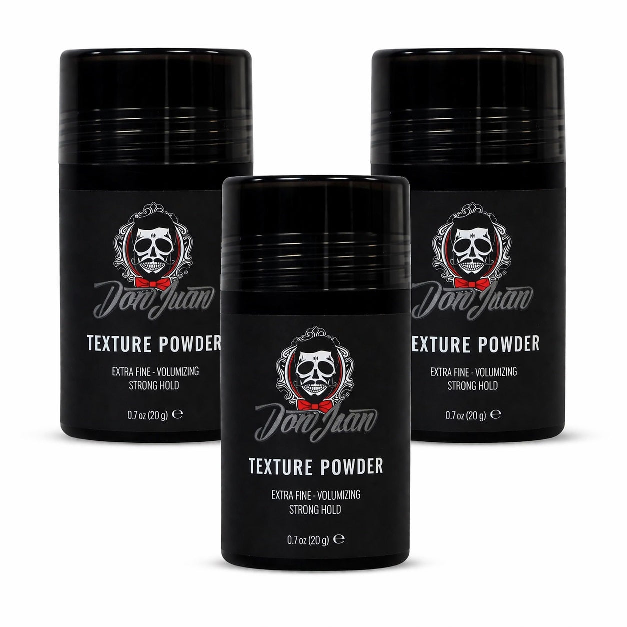 Don Juan Texture Powder | Extra Fine | Strong Hold | Matte Finish | Volume and Texture | Pack of 3