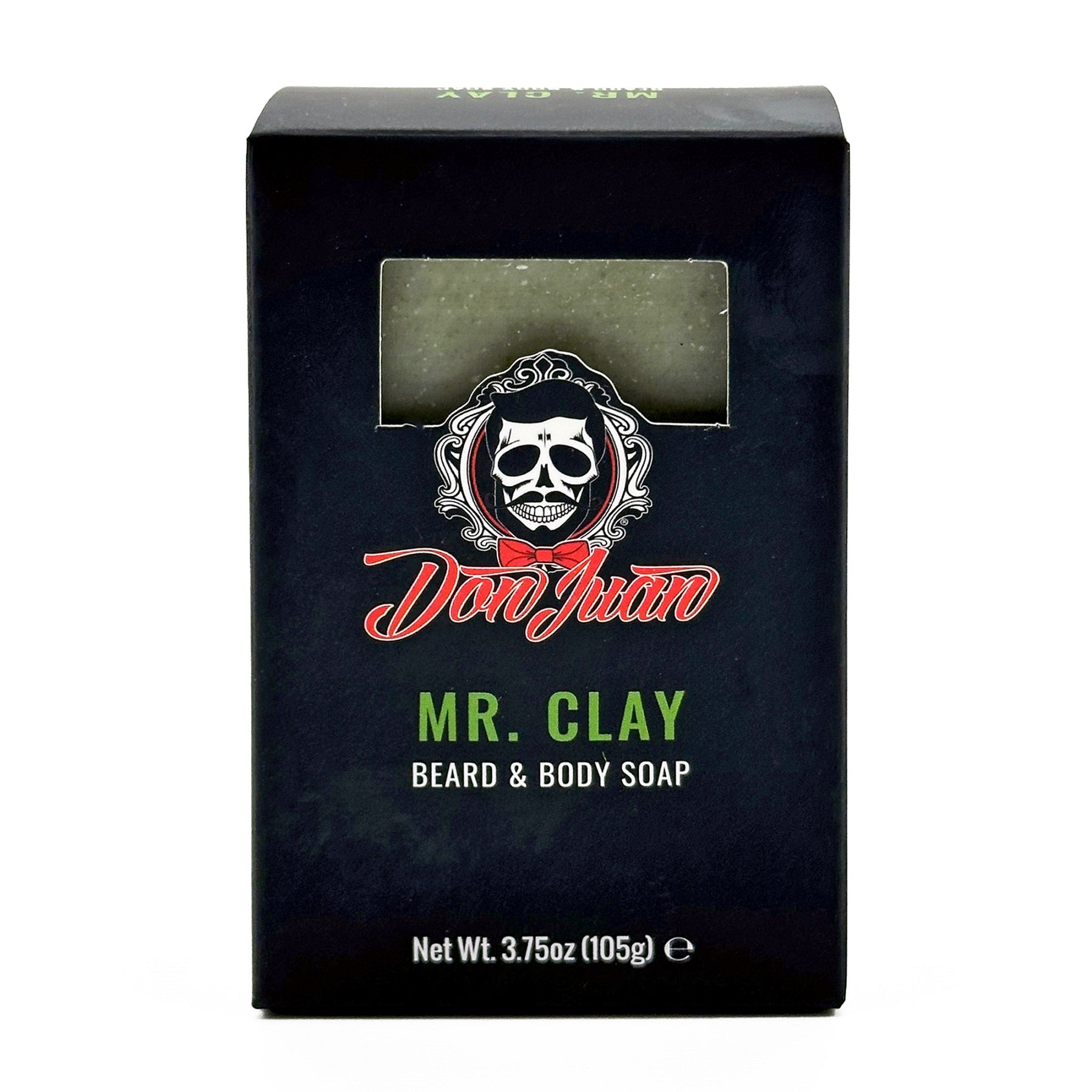 Don Juan Mr. Clay Organic Beard Face Soap Bar 3.75 Oz.
