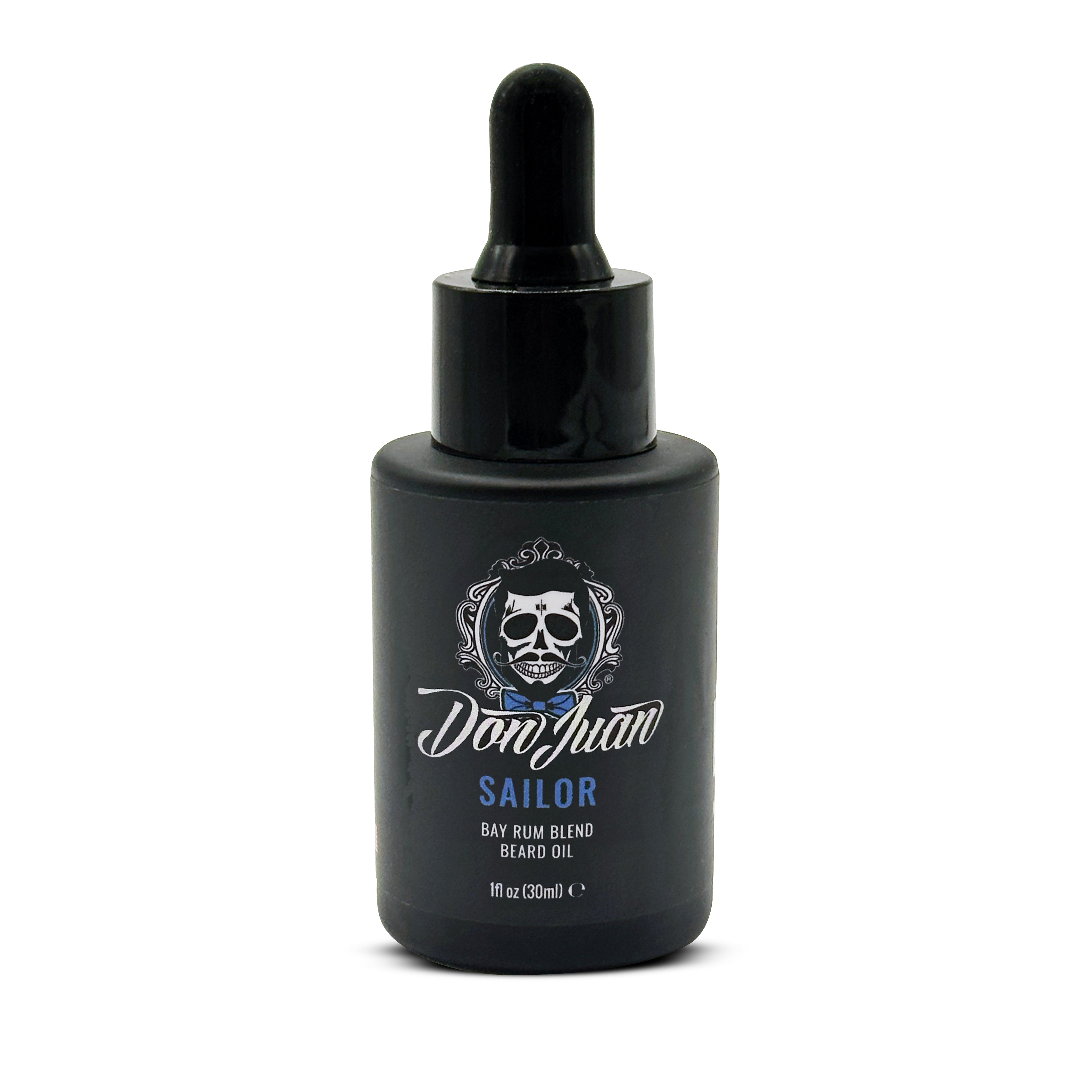 Don Juan Sailor Bay Rum Beard Oil And Conditioner - 100% Organic - Unique Blend Of Natural Oils Jojoba, Argan, Vitamin E, And More - Naturally Scented 1oz