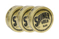 Shiner Gold Matte Clay Pomade | Strong Hold | Matte Finish | Water Based | Coconut Scent, 3.5oz Pack of 3