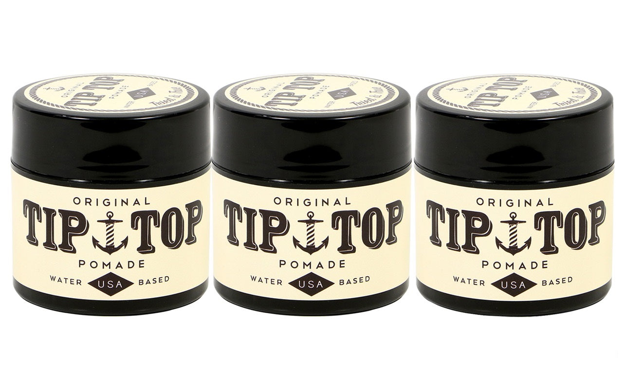 Tip Top Original Water Based Pomade 4.25oz Pack of 3