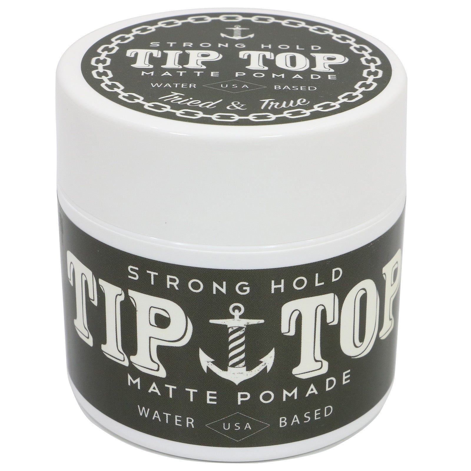 Tip Top Matte Water Based Strong Hold Pomade 4.25oz